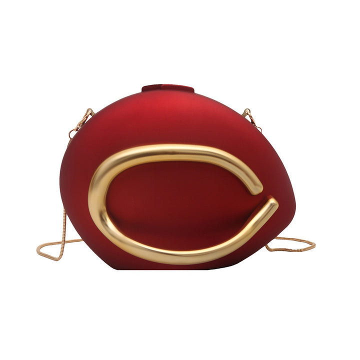 Damen Clutch Tasche mit elegantem Goldakzent Nord Taschen