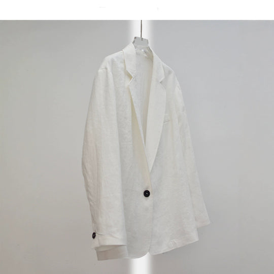 Damen Eleganter und lässiger Leinenblazer Nord Taschen