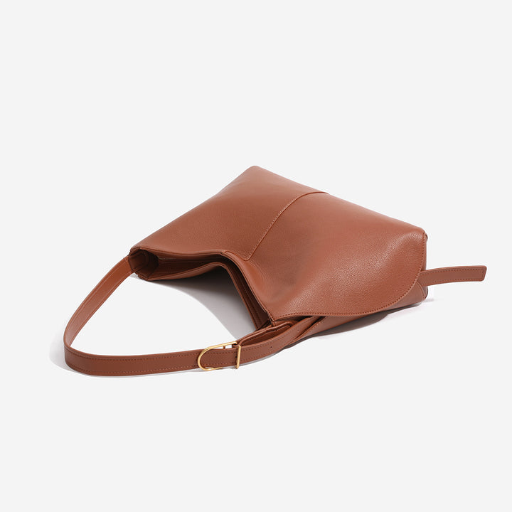 Damen Hobo-Tasche aus weichem Kunstleder mit strukturierter Oberfläche Nord Taschen