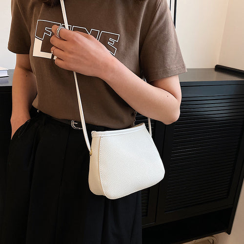 Damen Umhängetasche mit strukturiertem Kunstleder und abnehmbarem Schulterriemen Nord Taschen