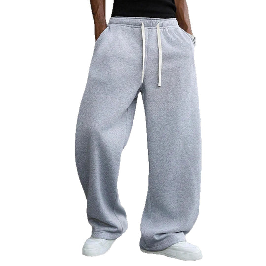 Herren Baggy-Jogginghose im Urban-Utility-Stil mit extra weitem Bein und sichtbarem Kordelzug Nord Taschen
