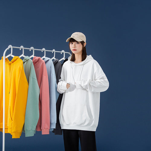 Damen Oversize-Kapuzenpullover mit Kängurutasche, tiefem Schulterfall und verstellbarer Kordel Nord Taschen
