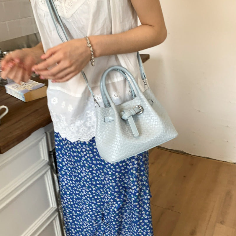 Damen elegante Handtasche mit geflochtenem Design Nord Taschen