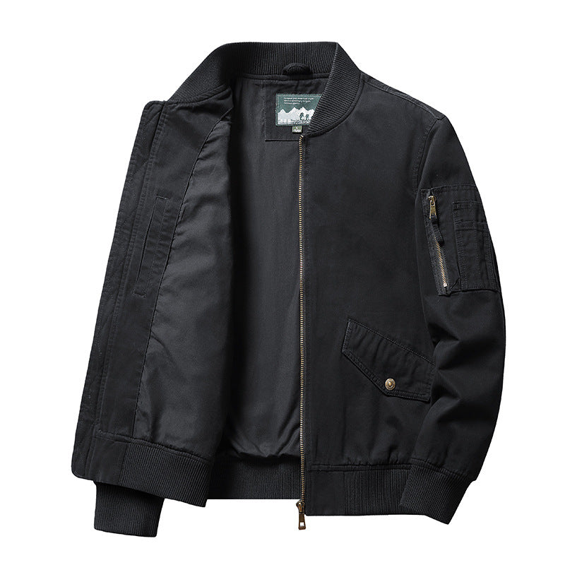 Herren Stilvolle Bomberjacke Nord Taschen