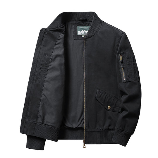 Herren Stilvolle Bomberjacke Nord Taschen