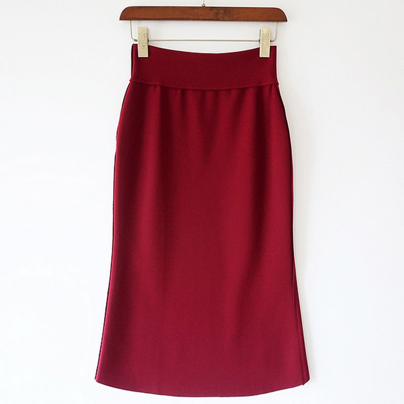 Damen Taillenhoher Midirock mit schlanker A‑Linien‑Silhouette Nord Taschen