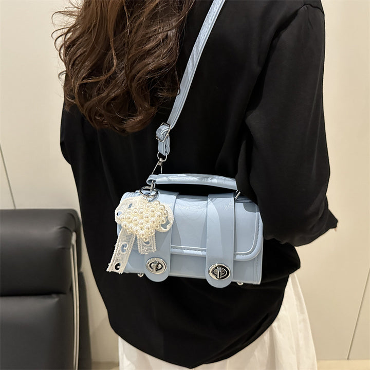 Damen elegante Handtasche mit Perlendetail Nord Taschen