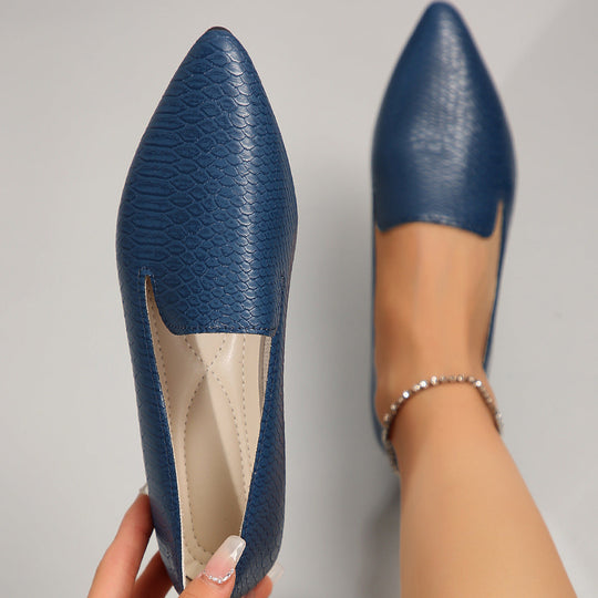 Damen elegante und bequeme Ballerinas mit spitzem Design Nord Taschen