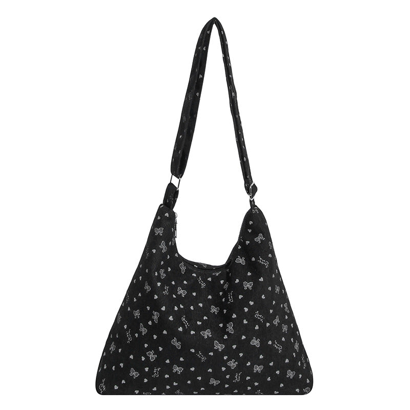 Damen leichte Beuteltasche mit verspieltem Muster Nord Taschen