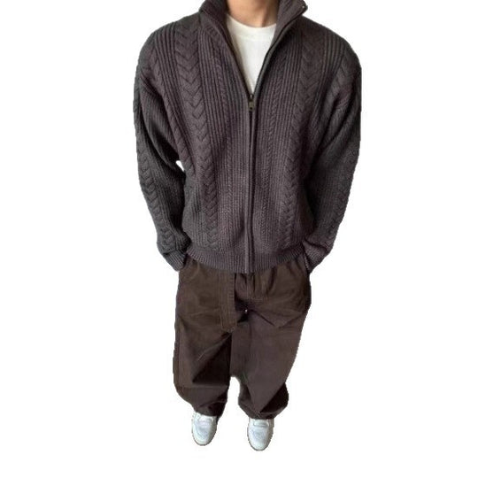 Herren Strickjacke Nord Taschen