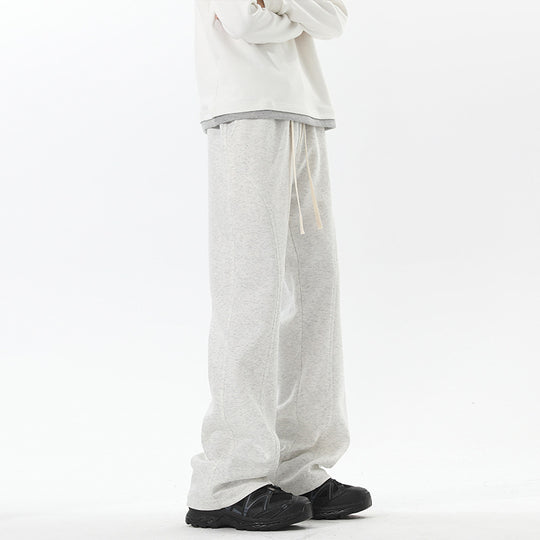 Herren Oversize‑Sweathose im Baggy‑Cut mit Tunnelzug und dekorativen Nähten Nord Taschen