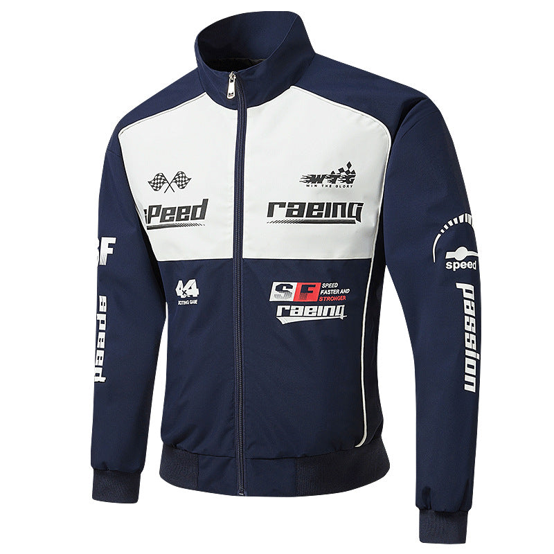 Herren Rennsport-Trackjacke im Retro-Motorsport-Stil Nord Taschen