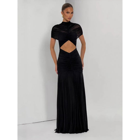 Damen Glamouröses Abendkleid mit figurbetontem Design und Cut-Outs Nord Taschen