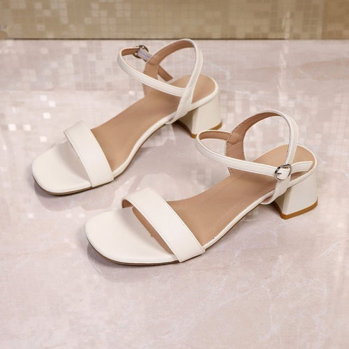 Damen elegante Slingbacks mit modischem Blockabsatz