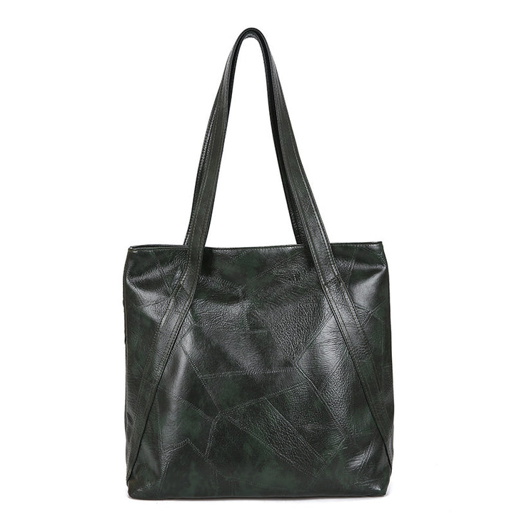 Damen elegante Einkaufstasche aus PU-Leder mit strukturiertem Design Nord Taschen