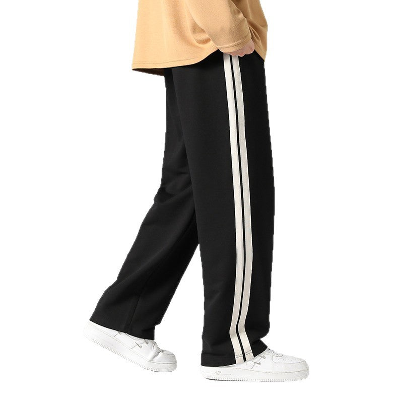 Herren Relaxed-Fit Lounge‑Hose mit markanten Seitenstreifen & verstellbarem Tunnelzug Nord Taschen