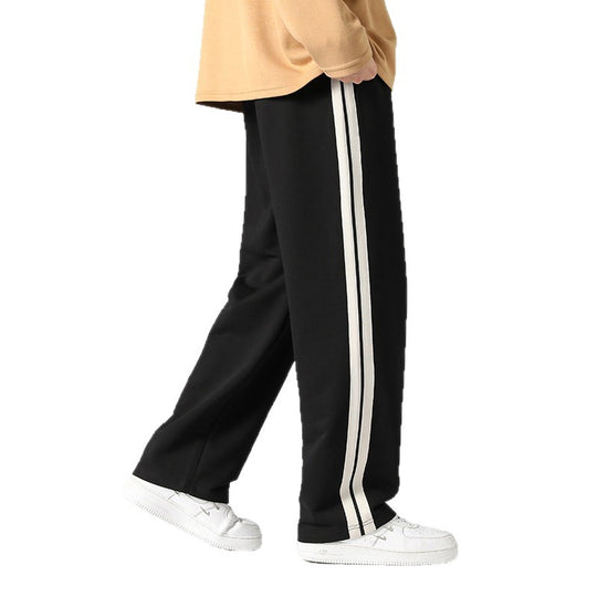 Herren Relaxed-Fit Lounge‑Hose mit markanten Seitenstreifen & verstellbarem Tunnelzug Nord Taschen