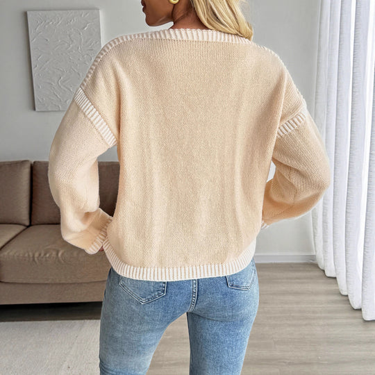 Damen Lässiger Strickcardigan mit Schnüroptik Nord Taschen