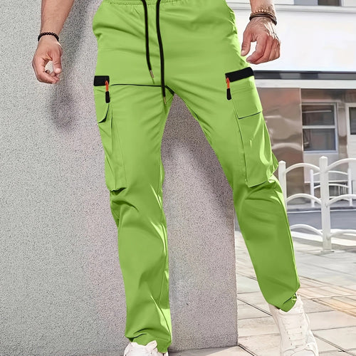 Herren Tapered Cargojogginghose mit elastischem Bund, Tunnelzug & Multifachtaschen Nord Taschen