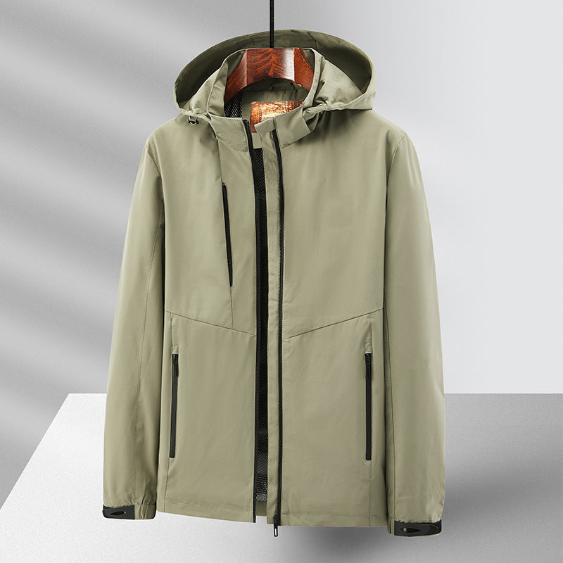 Herren Wetterfeste Outdoorjacke mit praktischer Kapuze Nord Taschen