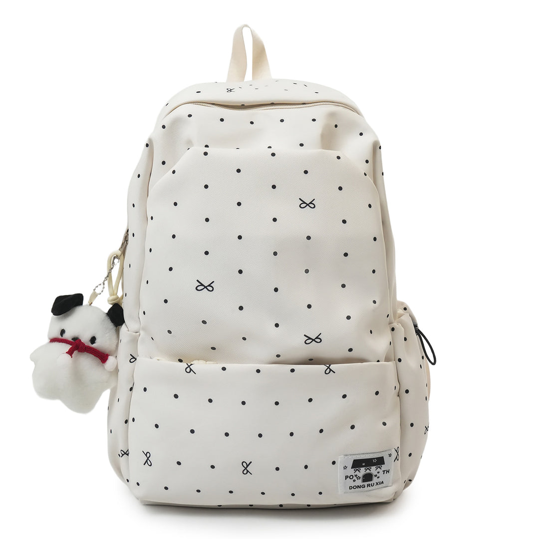 Damen Rucksack mit verspielt Polka Punkte Design und praktischen Fächern Nord Taschen