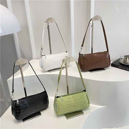 Damen elegante Handtasche mit Krokodilprägung Nord Taschen
