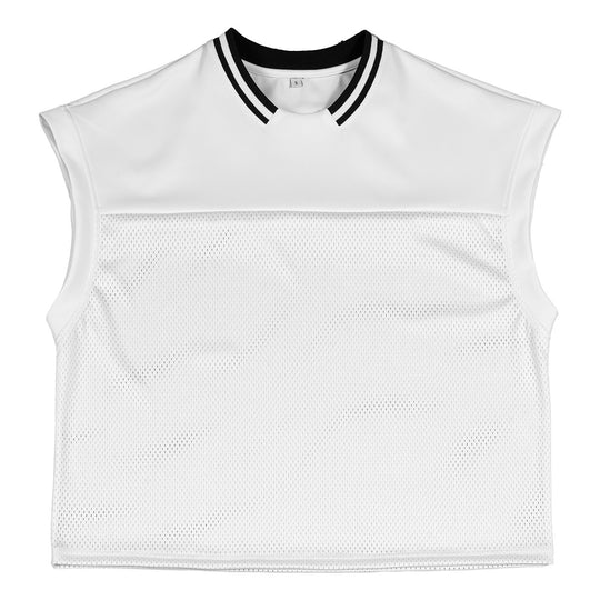 Unisex Atmungsaktives Mesh-Sporttop ohne Ärmel mit geripptem Polokragen Nord Taschen