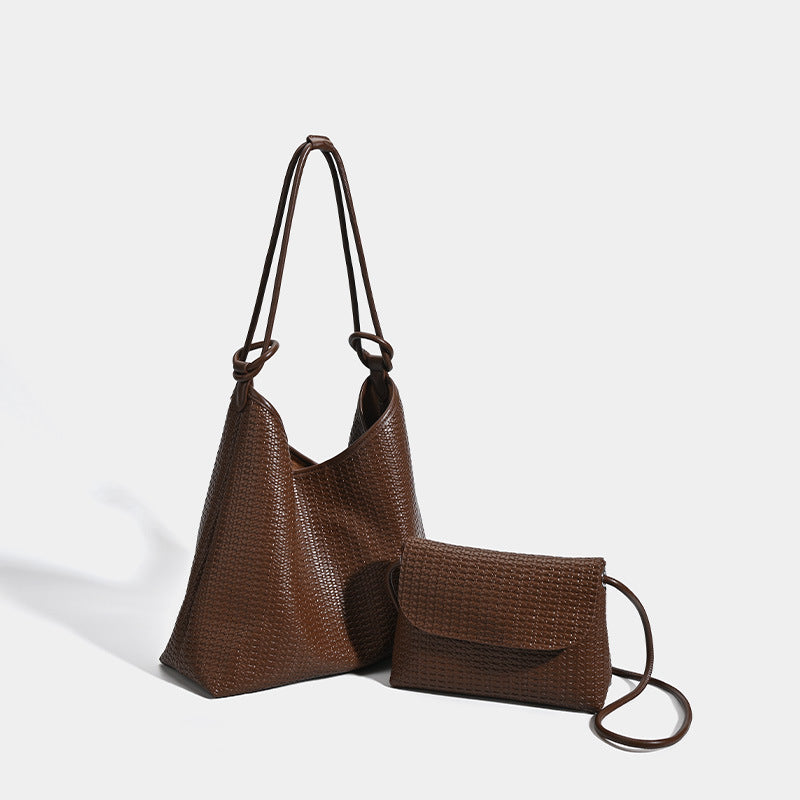 Damen stilvolle Shopper-Tasche mit abnehmbarem Crossbody-Style Nord Taschen