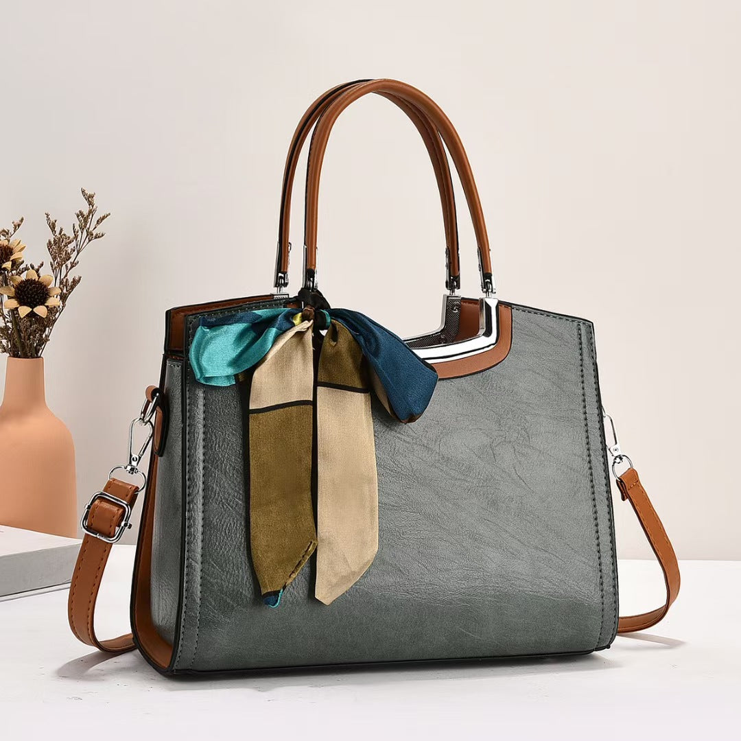 Damen Designer-Handtasche mit eleganter Zierde und abnehmbarem Schultergurt Nord Taschen