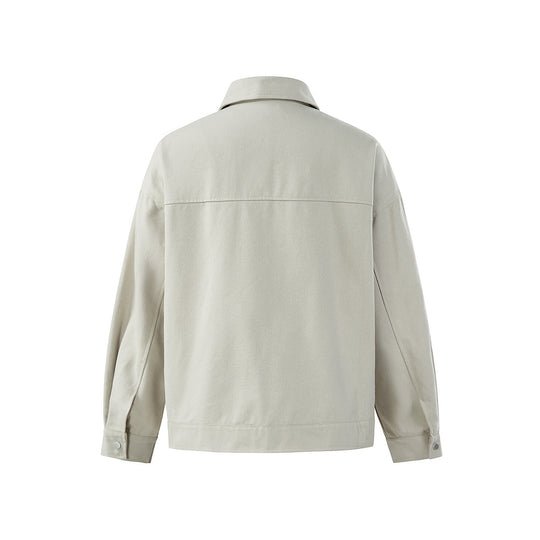 Herren Oversize Canvas-Jacke mit markanten Metallhakenverschlüssen Nord Taschen