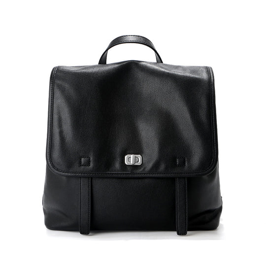 Damen Rucksack aus hochwertigem Leder mit praktischem Klappenverschluss Nord Taschen