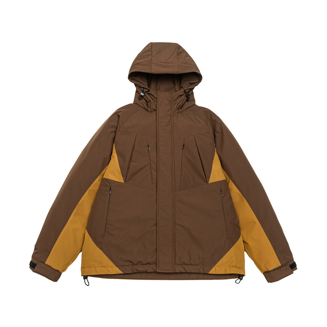 Herren Wasserdichter gefütterter Parka mit verstellbarer Kapuze und Mehrfachtaschen Nord Taschen