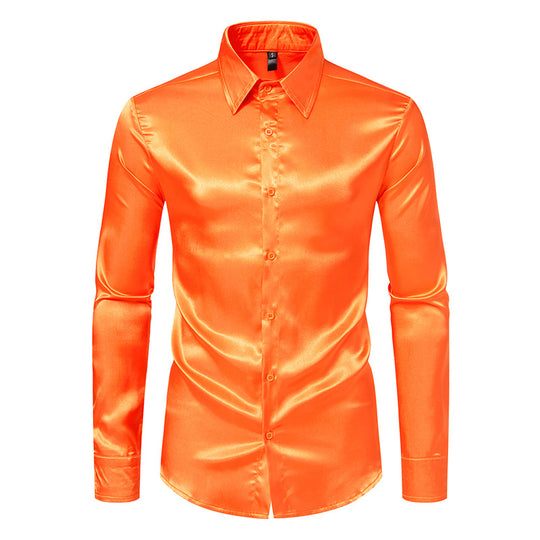 Elegantes Herren Seidenhemd