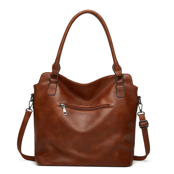 Damen Shopper-Tasche mit geräumigen Innenfächern und stilvollem Kunstleder Nord Taschen
