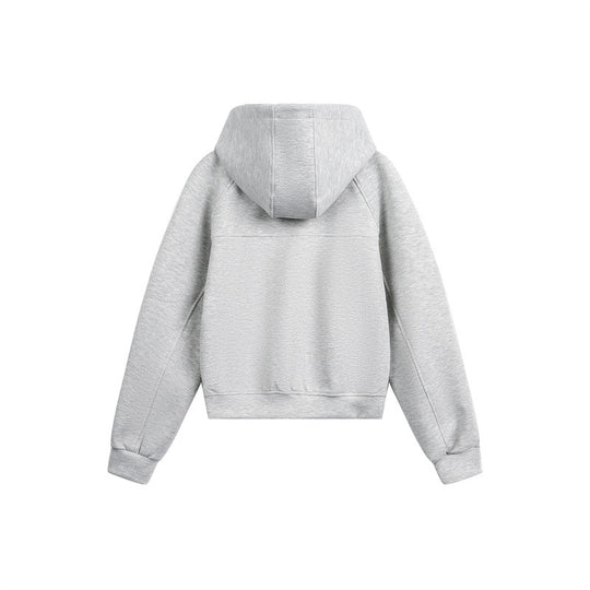 Unisex Kapuzen-Sweatjacke mit Zwei-Wege-Reißverschluss und Boxy-Schnitt Nord Taschen