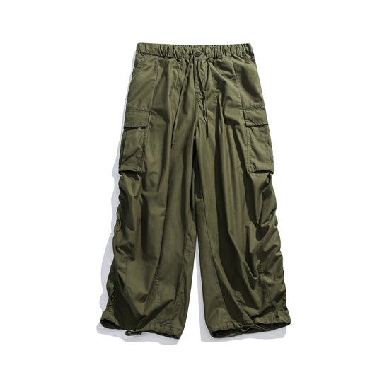 Damen Weite Cargo‑Culotte mit elastischem Tunnelzugbund und Saumkordel Nord Taschen