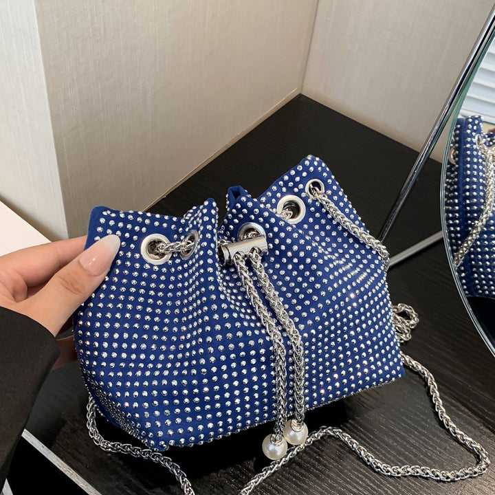 Damen elegante Beuteltasche mit glänzenden Strassdetails Nord Taschen