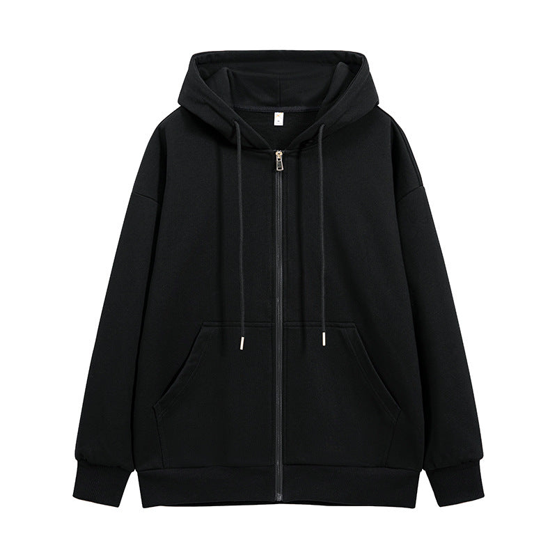 Unisex Oversize Kapuzen-Fleecejacke mit Boxy-Schnitt und Metall-Reißverschluss Nord Taschen