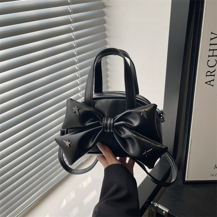 Damen Designer Handtasche mit verspieltem Schleifenakzent Nord Taschen