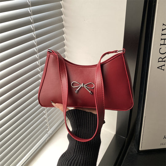 Damen Umhängetasche mit elegantem Schleifendetail Nord Taschen