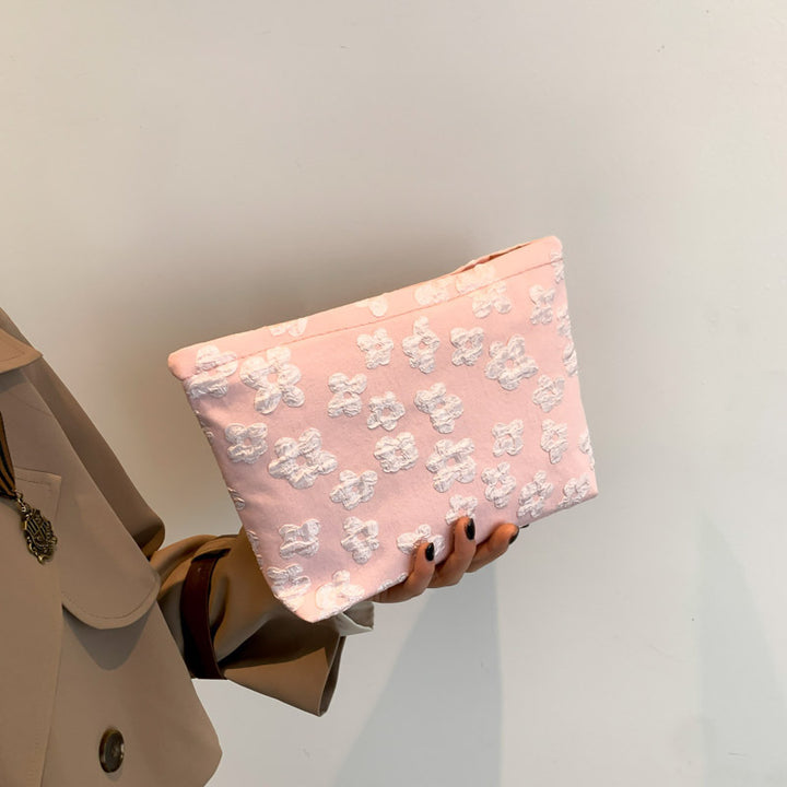Damen Clutch-Tasche mit floralem Design und hochwertiger Textur Nord Taschen