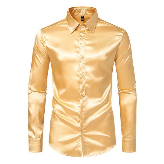 Elegantes Herren Seidenhemd