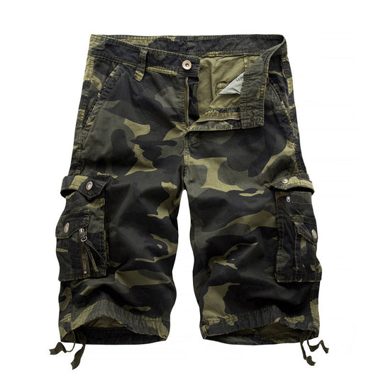 Herren Cargoshorts mit vielseitigen Taschen und Kordelzug Nord Taschen
