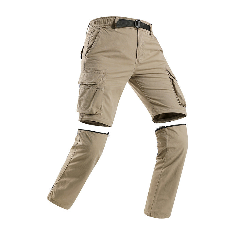 Herren Zip-off Convertible-Cargo-Hose mit abtrennbaren Beinen und Mehrfachtaschen Nord Taschen