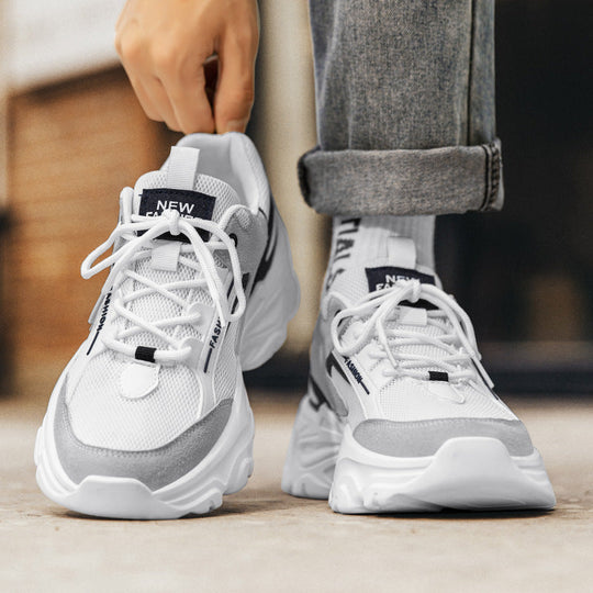 Damen Freizeit Sneakers mit atmungsaktivem Mesh-Obermaterial und stoßdämpfender Sohle - Arvani