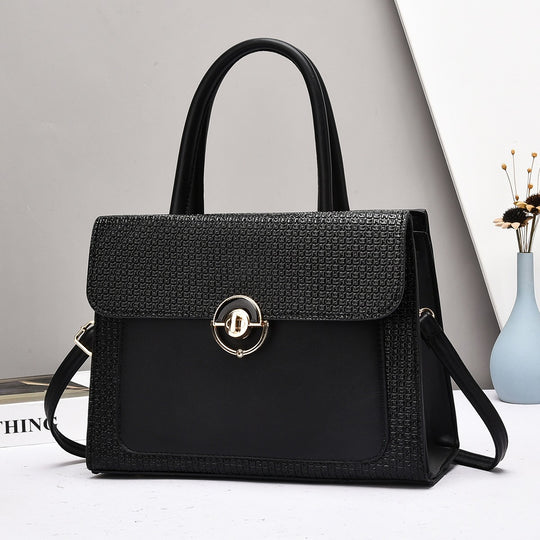 Damen elegante Henkeltasche mit strukturiertem Design und abnehmbarem Schulterriemen Nord Taschen