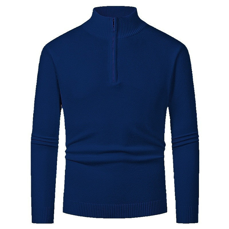 Eleganter Merino Komfort Pullover Damen Reißverschluss Moderne Strickware