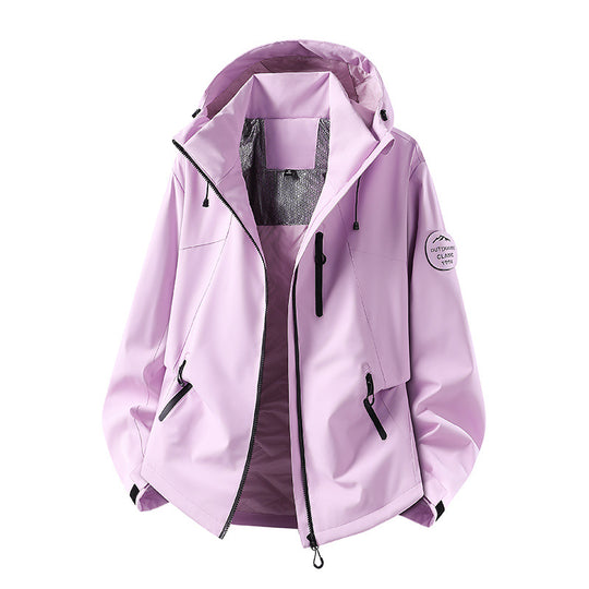 Herren Wasserabweisende Softshelljacke mit Kapuze und Reißverschlusstaschen Nord Taschen