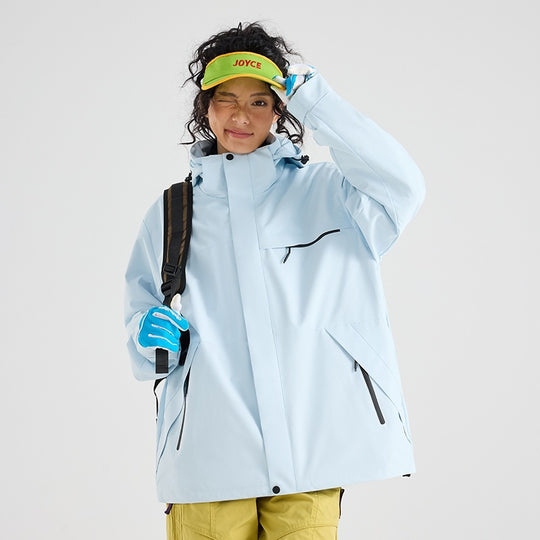 Herren Wasserdichte Outdoor-Softshelljacke mit Kapuze, hohem Stehkragen & Reißverschlusstaschen Nord Taschen