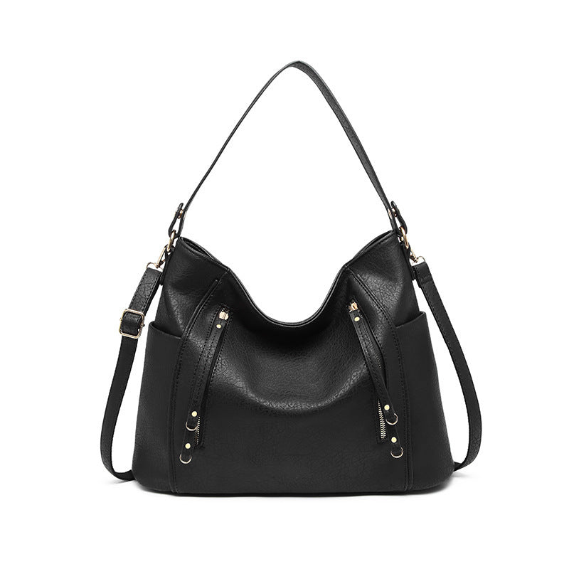 Damen Hobo-Tasche mit mehreren Reißverschlussfächern und eleganter Form Nord Taschen